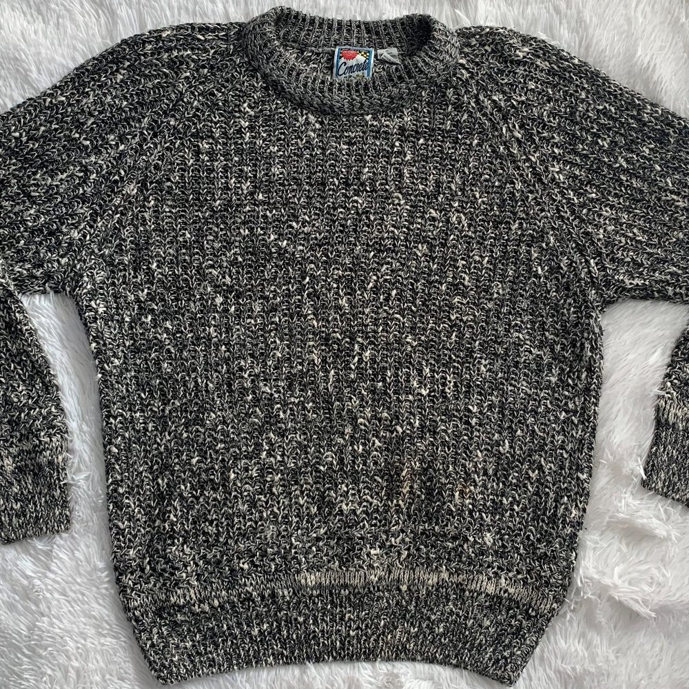 Concrete Unisex Knit 90s Crewneck Sweater Sz M